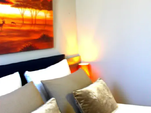 Zimmer mit warmen Farben
